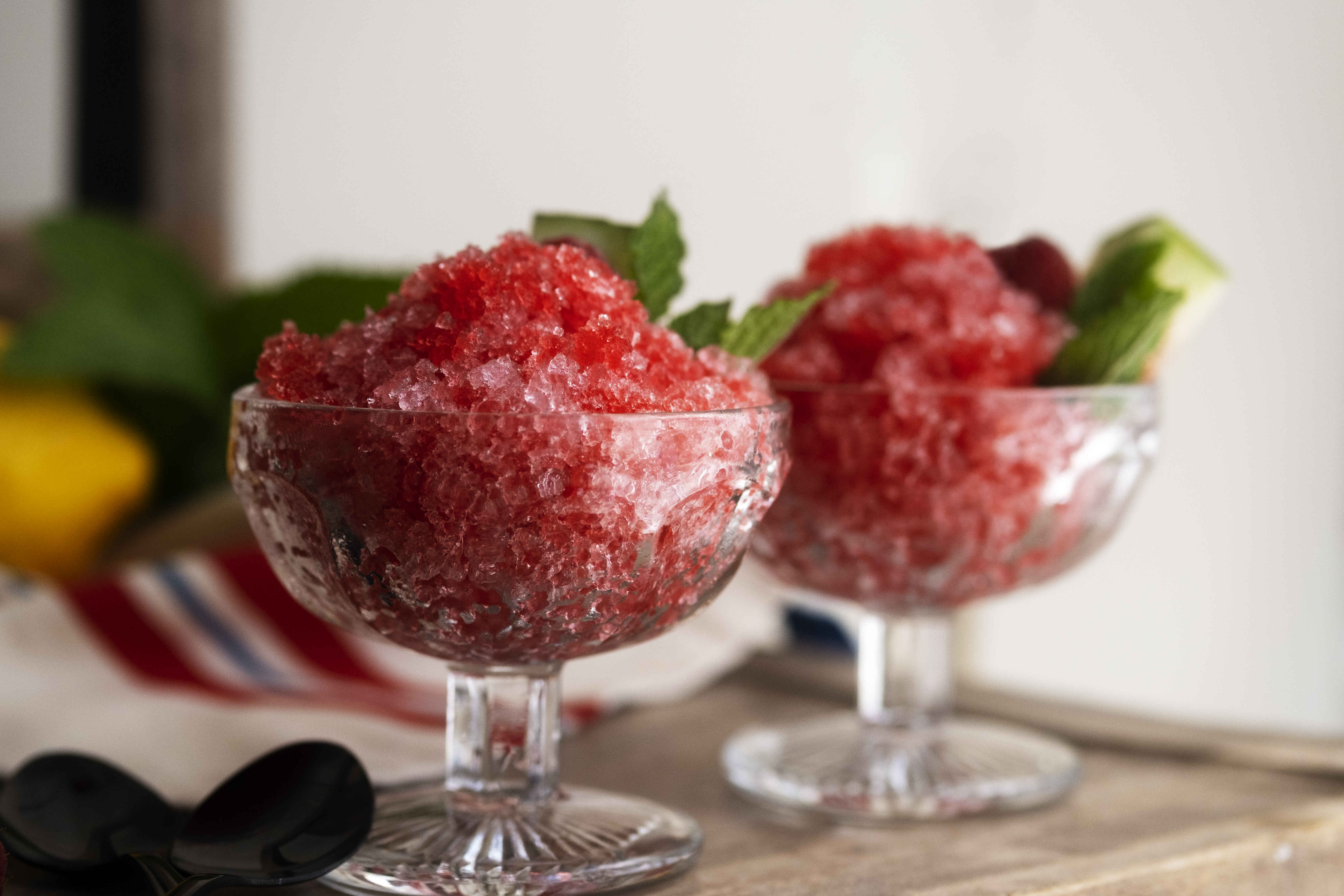 Granita with Brioche